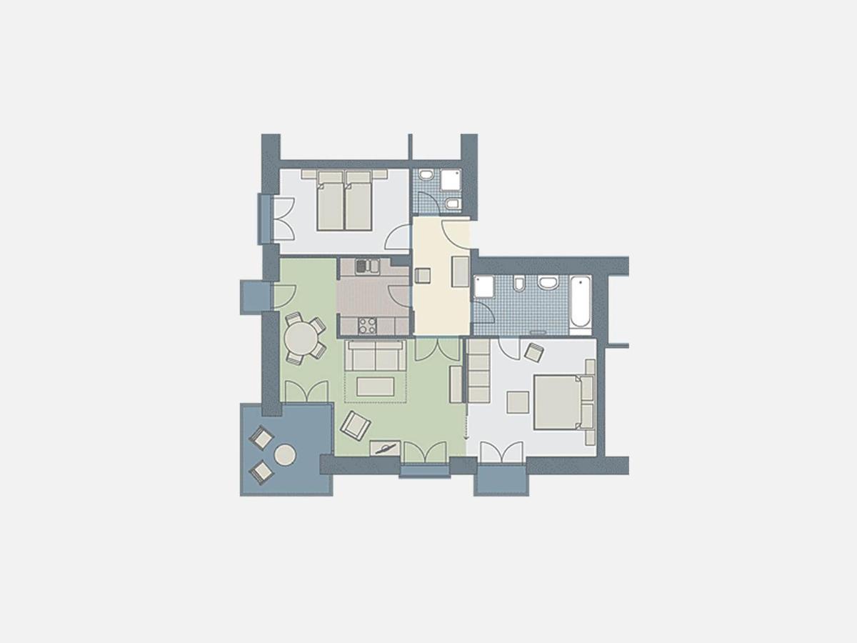 Kaiservillen Heringsdorf - Ferienwohnung Mit 2 Schlafzimmern Und Balkon D212 Dış mekan fotoğraf